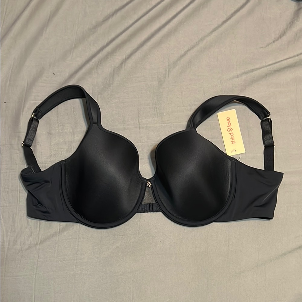 ThirdLove Black T-Shirt Bra with Molded Cups